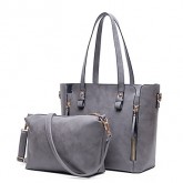 Women PU Barrel Shou...