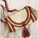 Women Straw Sling Ba...